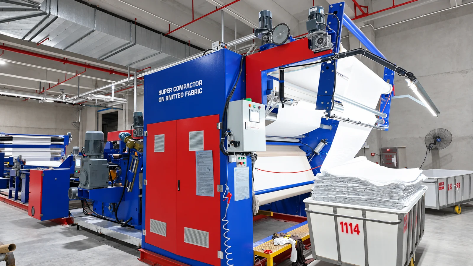 针织面料预缩机 / Knitted Fabric Compactor